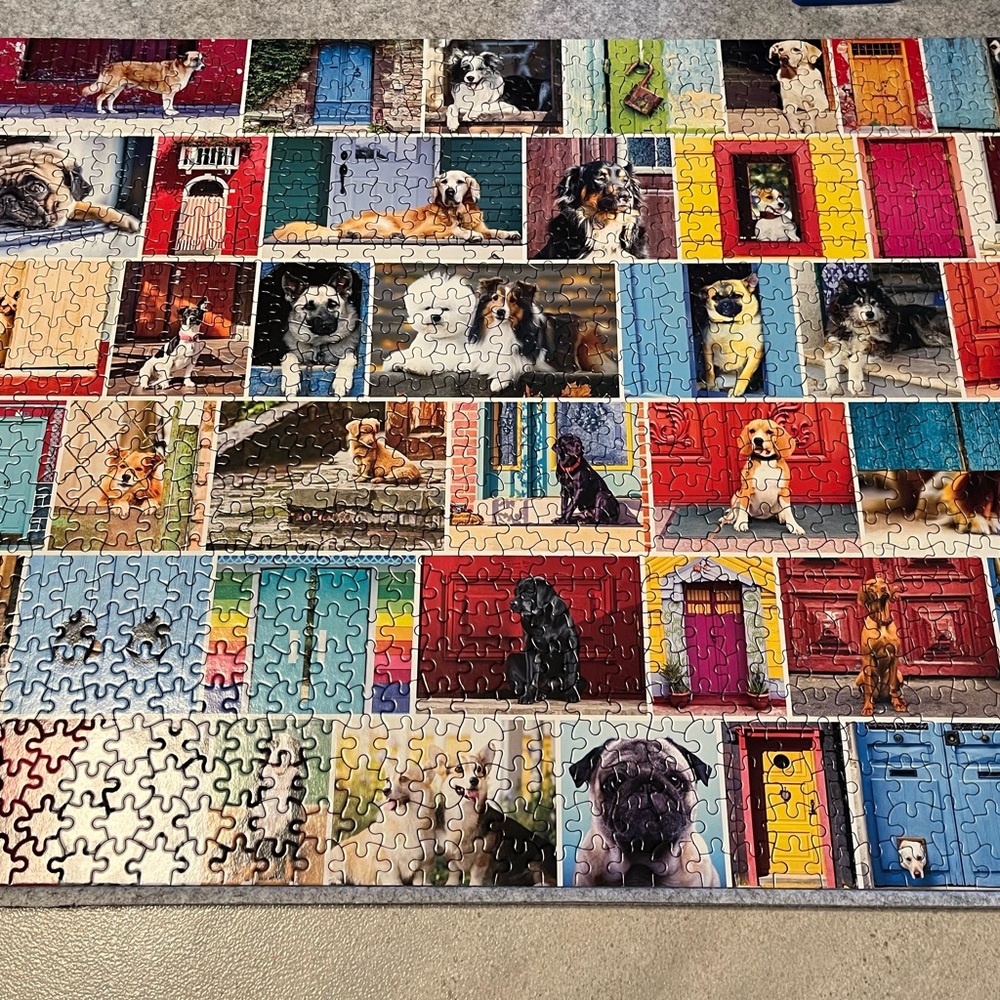 Colorful Dog Puzzle